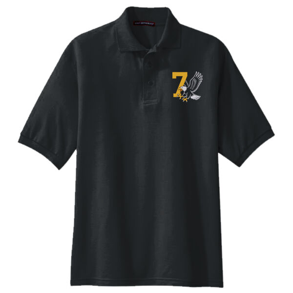 Eagle 7 Embroidery - Silk Touch Polo Thumbnail