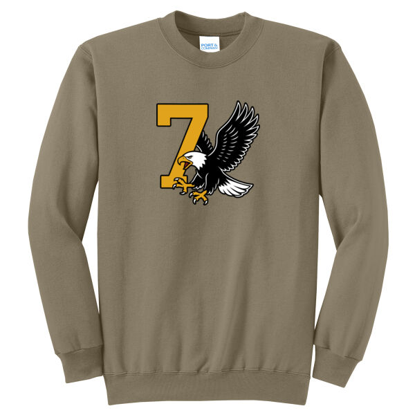 7-101 AVN REG: NOT AUTHORIZED- CIVILIAN ONLY - Core Fleece Crewneck Sweatshirt Thumbnail